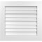 Ekena Millwork Vertical Surface Mount PVC Gable Vent: Non-Functional, w/ 3-1/2"W x 1"P Standard Frame, 30"W x 28"H GVPVE30X2801SN - alternate 1
